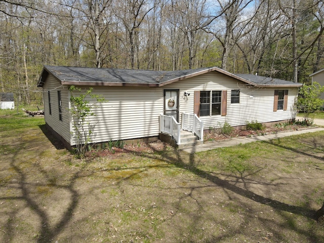 view of front of property