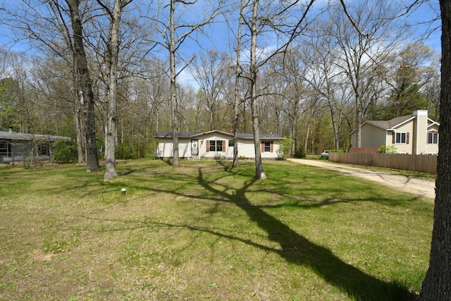 view of yard