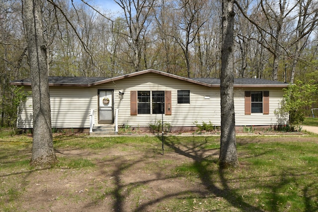 view of front of home