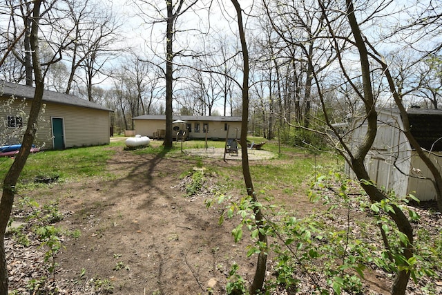 view of yard