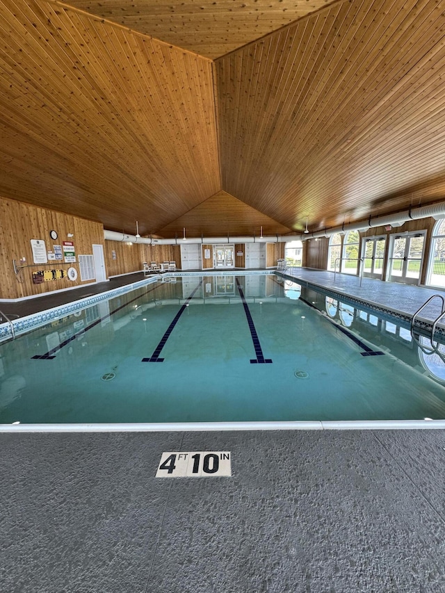 view of indoor pool