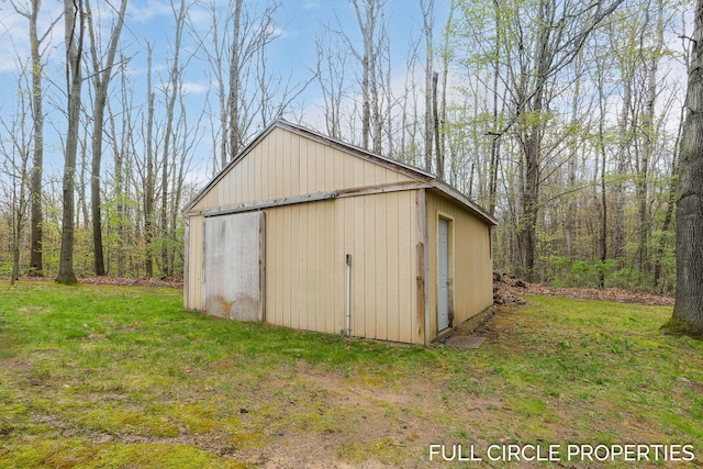 view of outbuilding with an outdoor structure