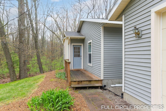 view of entrance to property