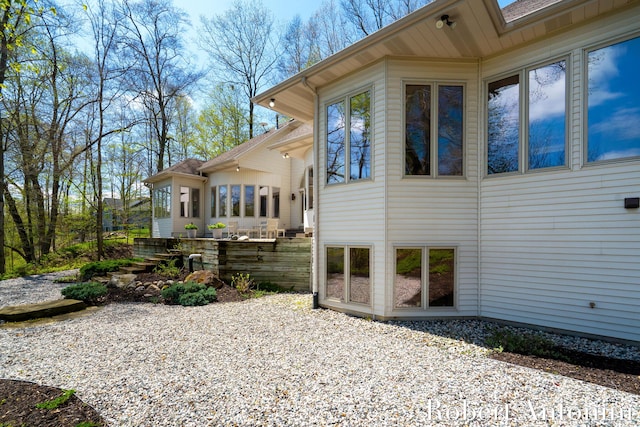 view of side of property
