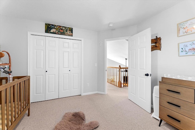 24231 Wilson Dr, Trenton, MI 48183 - bedroom featuring light carpet and a closet