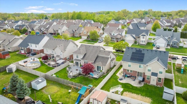 24231 Wilson Dr, Trenton, MI 48183 - aerial perspective of suburban area