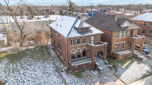 12346 Stoepel St, Detroit, MI 48204 - rear view of house with brick siding and a residential view