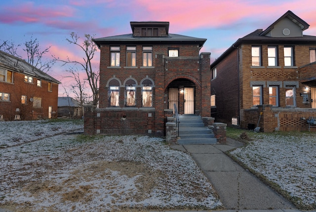 12346 Stoepel St, Detroit, MI 48204 - american foursquare style home with brick siding