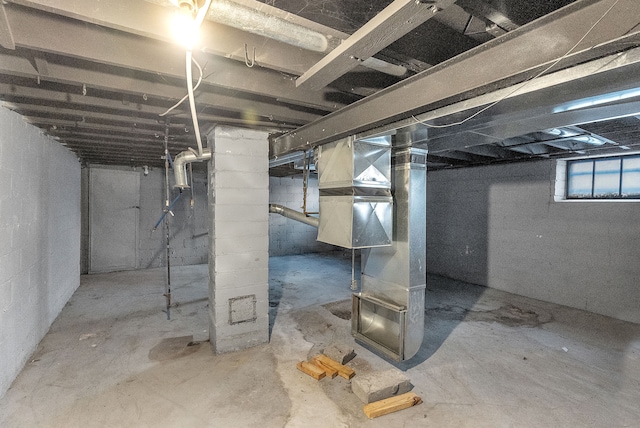 12346 Stoepel St, Detroit, MI 48204 - below grade area featuring heating unit