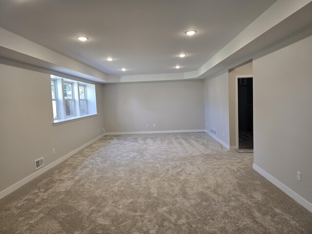319 Sedgewood Ln, Ann Arbor, MI 48103 - basement with carpet, recessed lighting, and baseboards