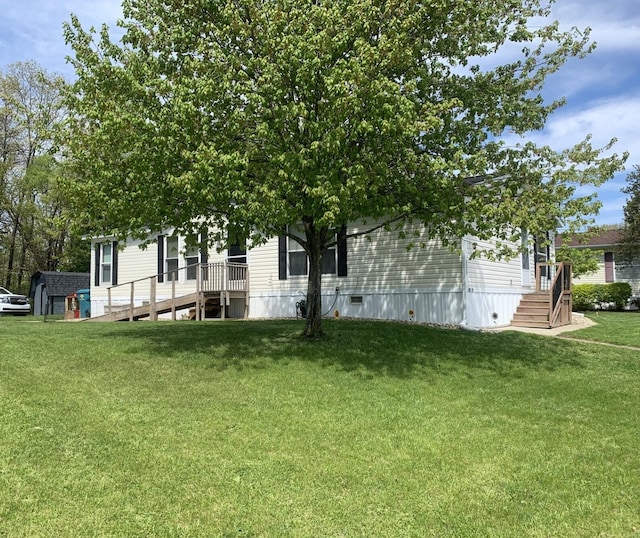 1232 Shiawassee River Rd, Three Rivers, MI 49093 - view of grassy yard