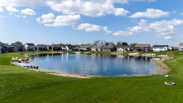 water view featuring nearby suburban area
