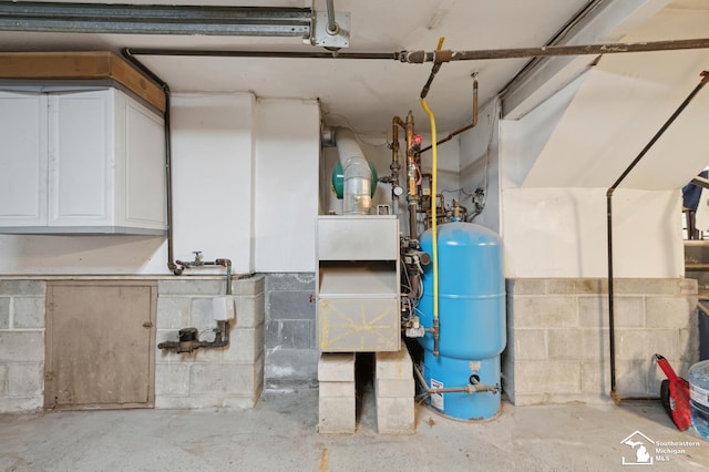 view of utility room