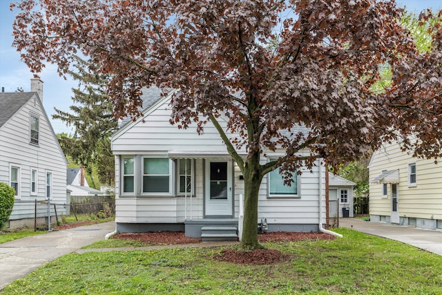 view of bungalow-style home