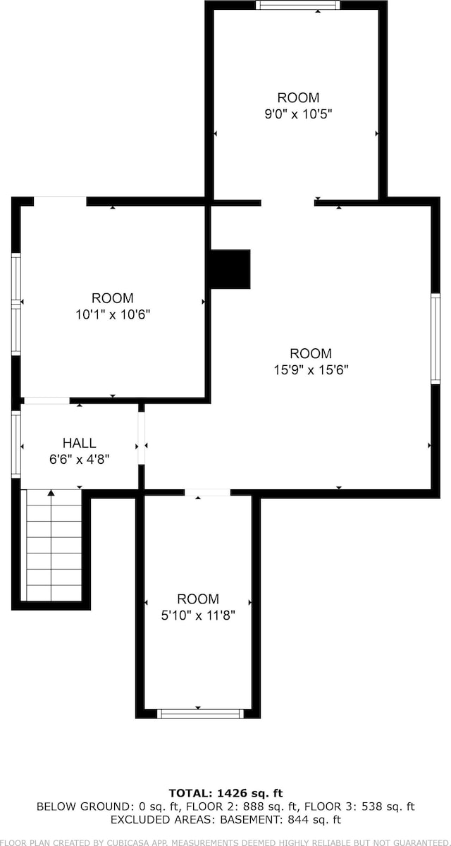 9171 Bishop St, Detroit, MI 48224 - home floor plan