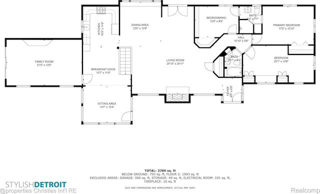 26335 Woodlore Rd, Franklin, MI 48025 - view of property floor plan
