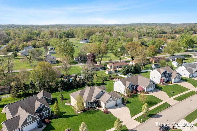 2044 Canopy Dr SW, Byron Center, MI 49315 - aerial view of residential area featuring a heavily wooded area