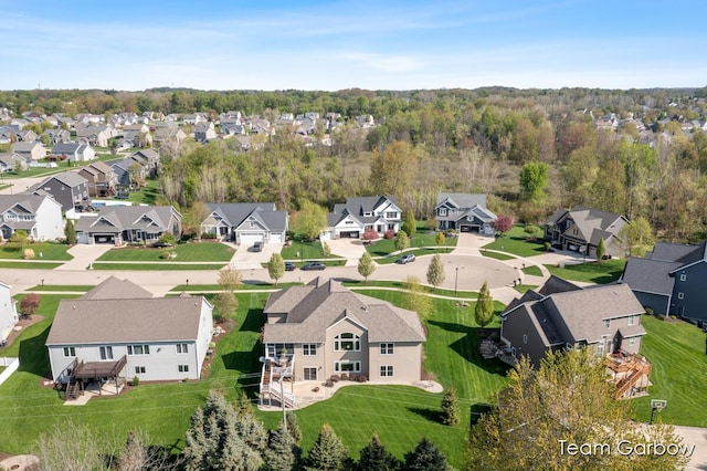 2044 Canopy Dr SW, Byron Center, MI 49315 - aerial view of property and surrounding area with nearby suburban area