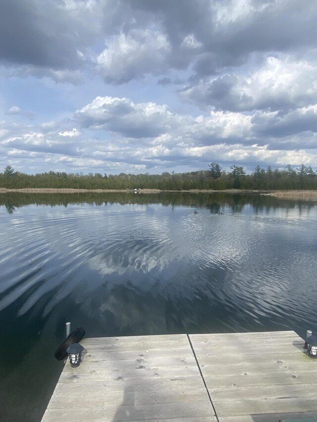 12765 NE Gregware Dr NE, Sand Lake, MI 49343 - dock area featuring a water view
