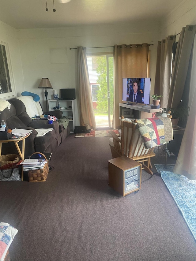 12765 NE Gregware Dr NE, Sand Lake, MI 49343 - living room featuring carpet flooring
