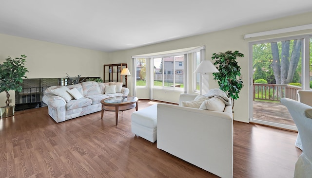 15690 Grainger Dr, Clinton Township, MI 48038 - living area featuring wood finished floors