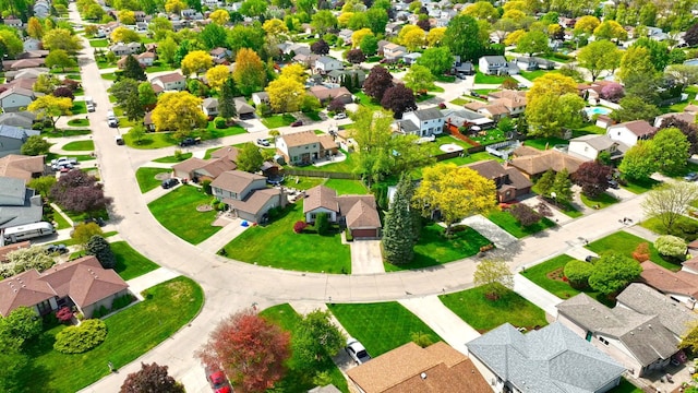 15690 Grainger Dr, Clinton Township, MI 48038 - aerial perspective of suburban area