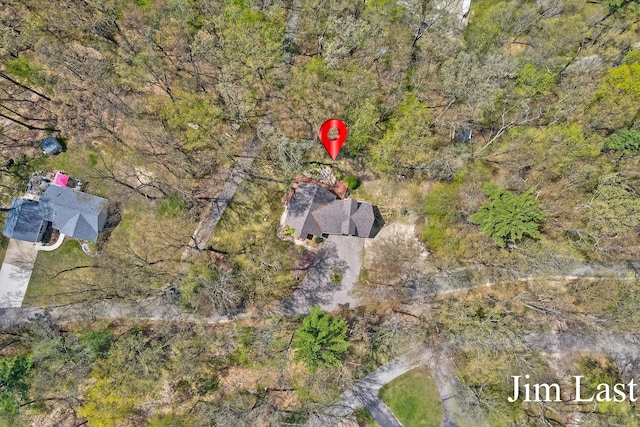 aerial overview of property's location