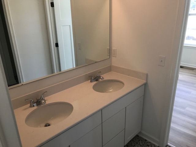 5630 Fir Ct, Almont, MI 48003 - bathroom with double vanity