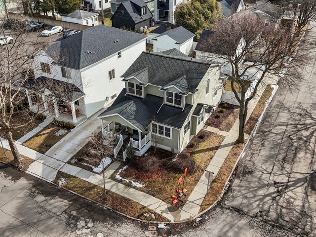 view from above of property