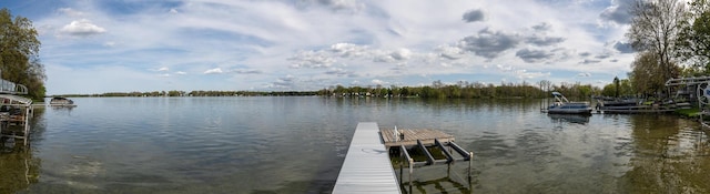 8811 Waruf Ave, Portage, MI 49002 - dock featuring a water view