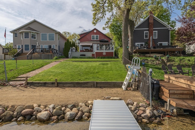 8811 Waruf Ave, Portage, MI 49002 - back of property with a chimney