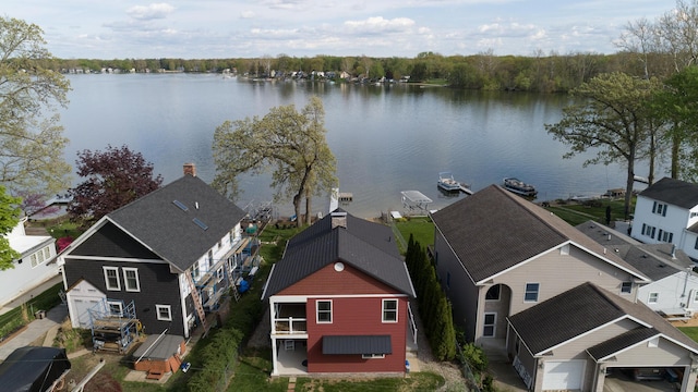 8811 Waruf Ave, Portage, MI 49002 - drone / aerial view of a large body of water