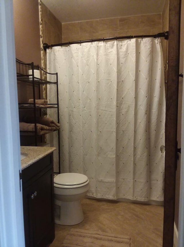 8811 Waruf Ave, Portage, MI 49002 - bathroom with vanity and curtained shower