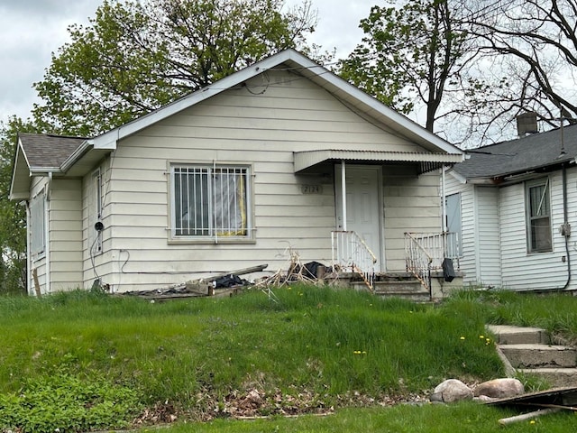 view of bungalow-style home