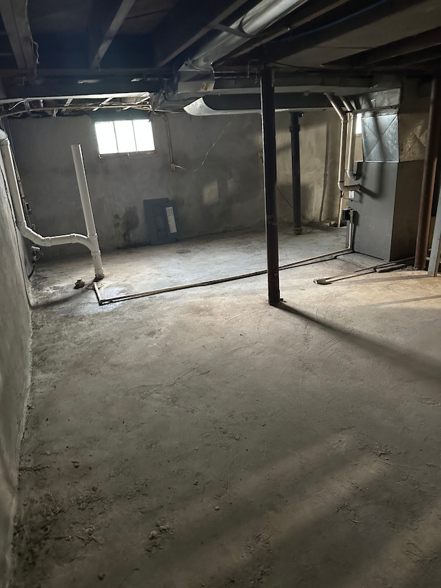 view of basement