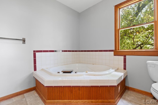 11160 W Ridgeville Rd, Morenci, MI 49256 - full bath with toilet, healthy amount of natural light, a tub with jets, and baseboards