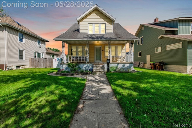 414 Riverview Ave, Monroe, MI 48162 - view of front of house featuring a porch and roof with shingles