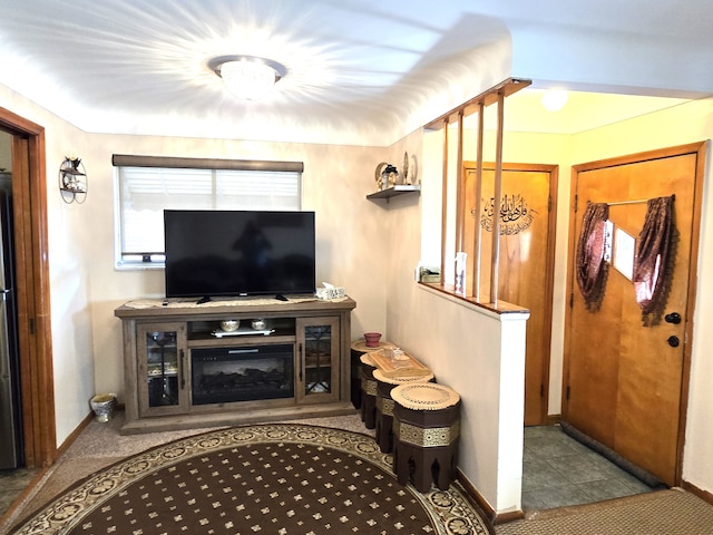 entrance foyer with baseboards