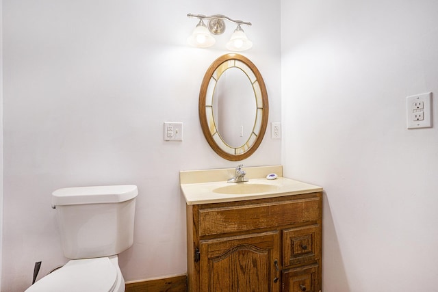 5128 Heights Ravenna Rd, Fruitport, MI 49415 - half bathroom with vanity and toilet