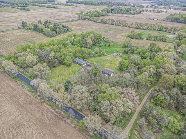 4441 S 38th St, Climax, MI 49034 - aerial view of property and surrounding area with rural landscape