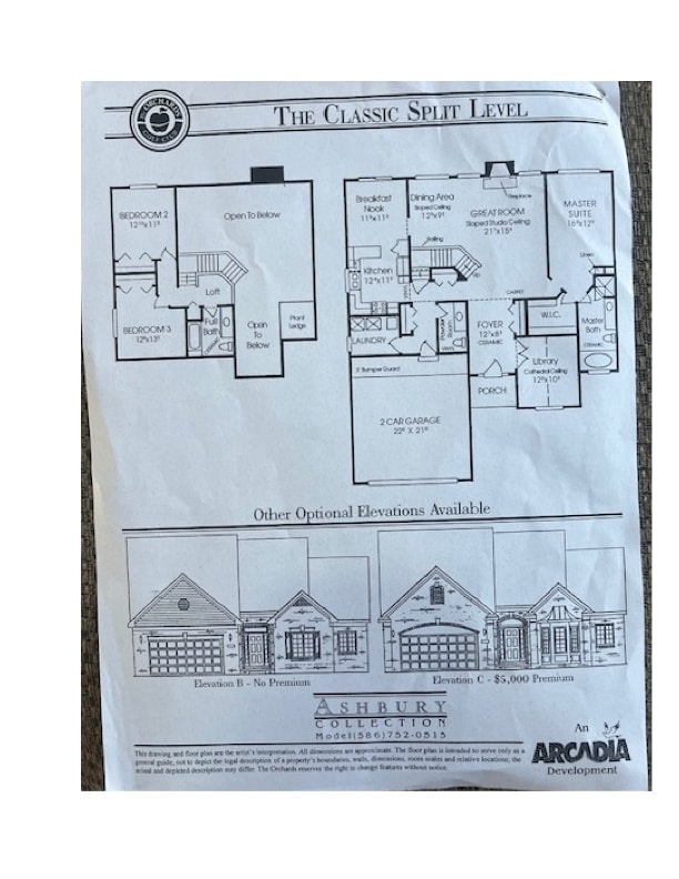61450 Wedgewood Dr, Washington, MI 48094 - property floor plan