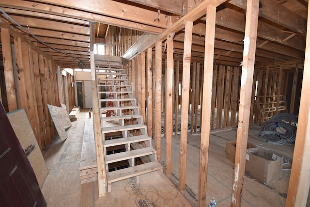 130 Reid Rd, Grand Blanc, MI 48439 - misc room with stairway