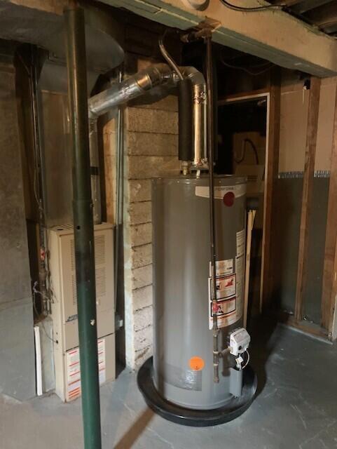 2983 Worden St, Norton Shores, MI 49444 - utility room with gas water heater