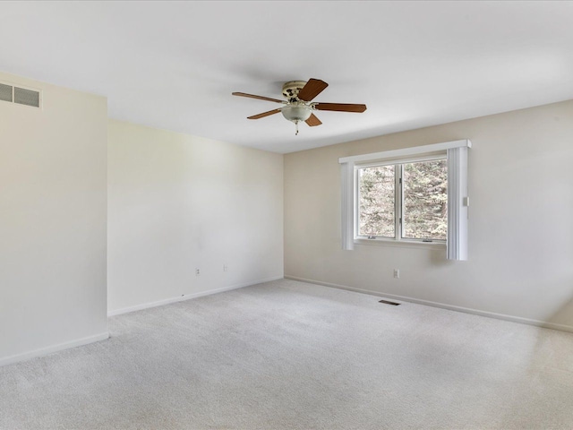 3744 Riverview Ter N, East China, MI 48054 - carpeted spare room with ceiling fan and baseboards