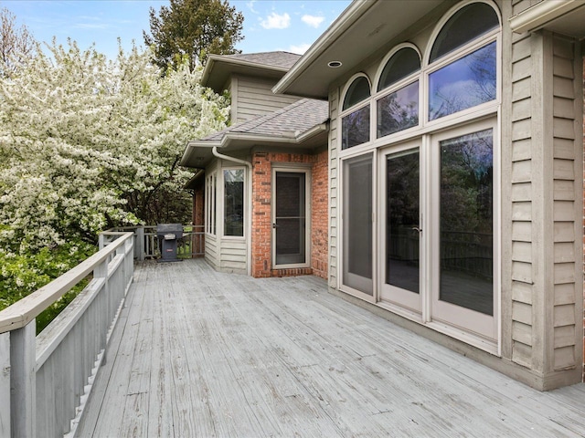 3744 Riverview Ter N, East China, MI 48054 - wooden deck featuring area for grilling