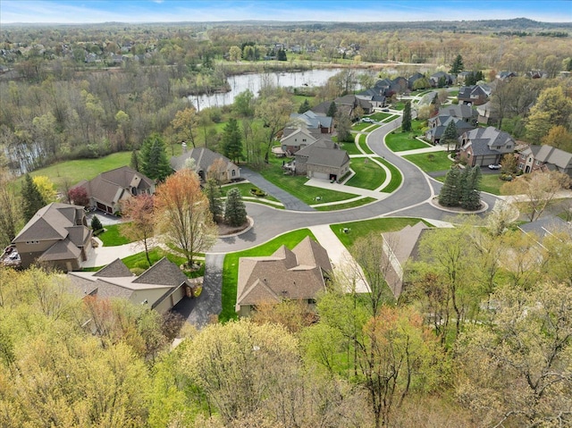 5633 Golf Pointe Dr, Clarkston, MI 48348 - aerial overview of property's location featuring a nearby body of water and nearby suburban area