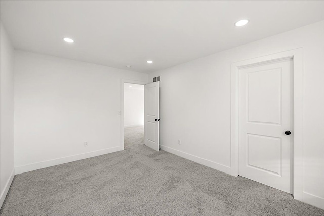 1148 E George Ave, Hazel Park, MI 48030 - unfurnished bedroom featuring carpet flooring, recessed lighting, and baseboards