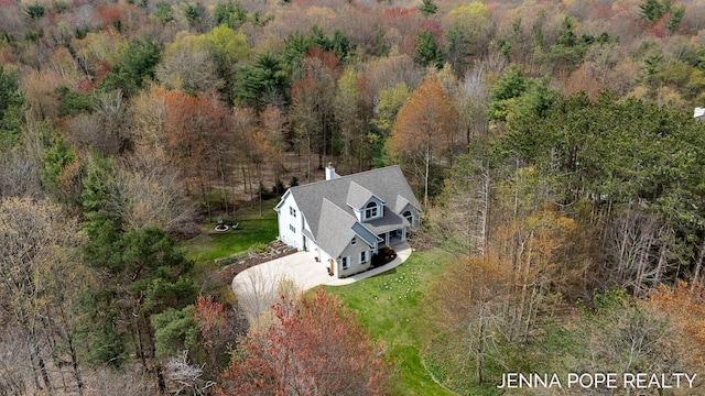 16840 Cricket Ct, Grand Haven, MI 49417 - aerial view of property and surrounding area featuring a forest