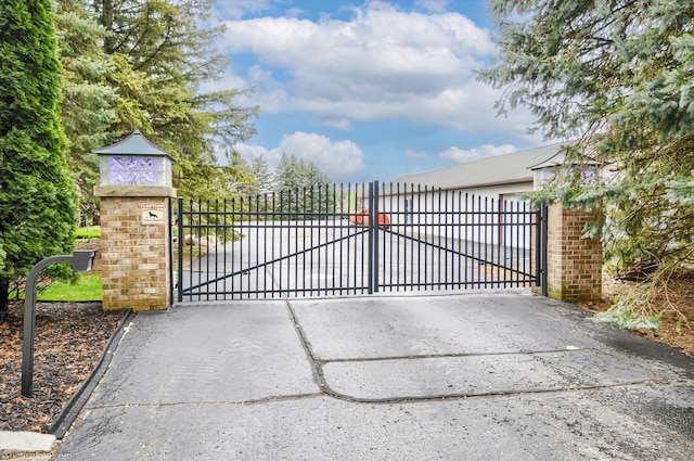 gate with fence