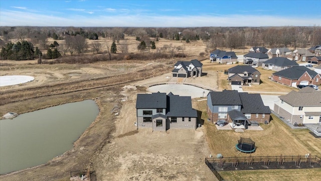 aerial view of residential area